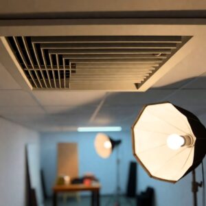 photography studio with proper ventilation